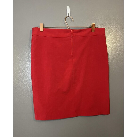 Nice Wear Skirt Womens XL Red Pencil Career Office Work Made in USA Vintage 90s - Picture 2 of 5